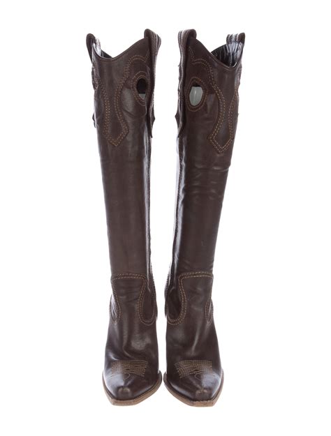 christian dior cowboy boots|christian dior boots women's.